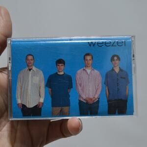 Weezer Blue Album Cassette Tape Rare 1994 DGC Geffen Records